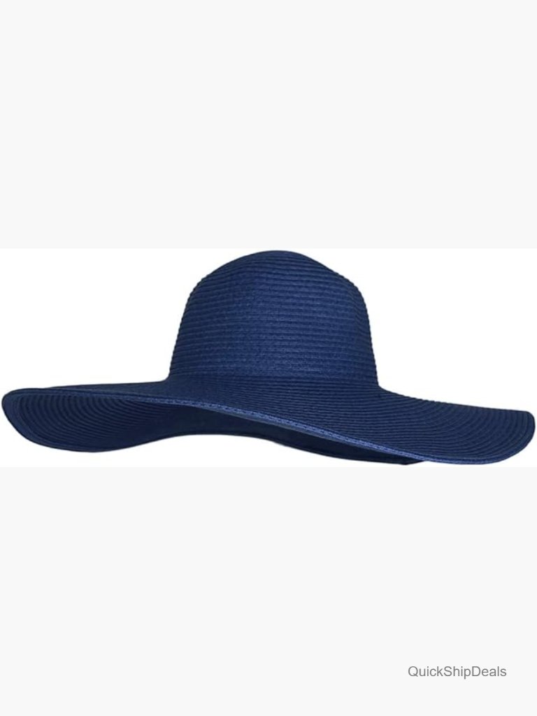 Wide Brim Floppy Beach Hat - Paperstraw Sun Hat